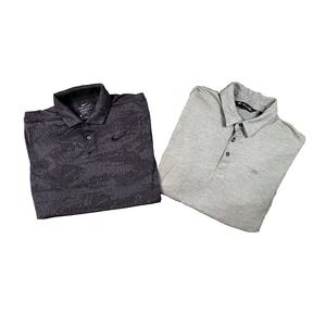 MIXED LOT OF 2 Men's S Nike/Travis Matthew Golf/Atheltic SS Polos SEE DESCRIPTIO